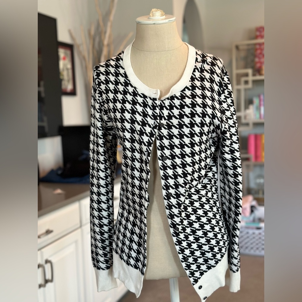 A New Day Houndstooth Cardigan